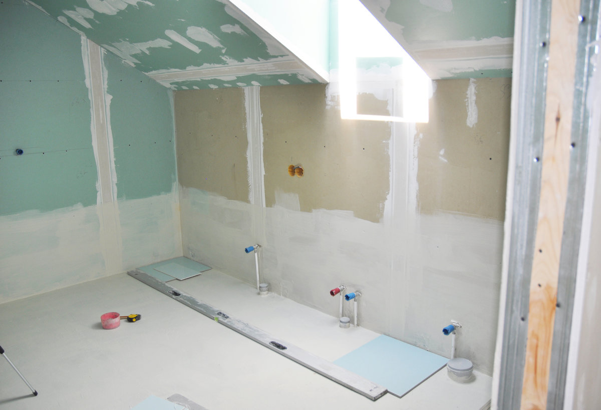 Innenausbau mit Gipsplatten